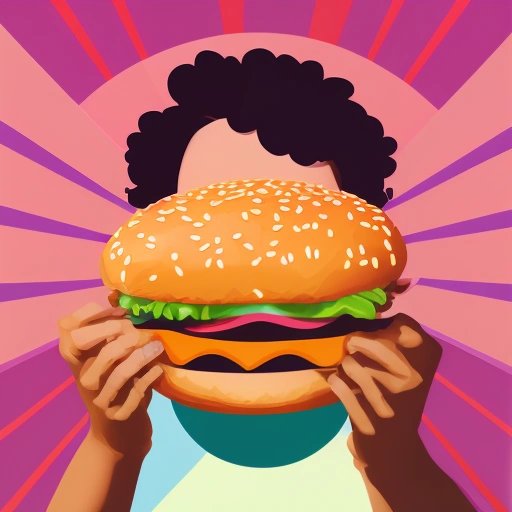 Person holding tiny Whopper burger