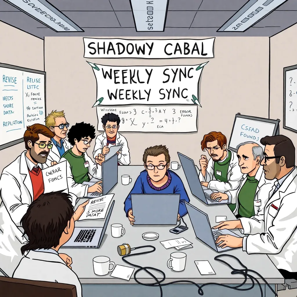 “Big Science” cabal meeting, defeated by… peer review