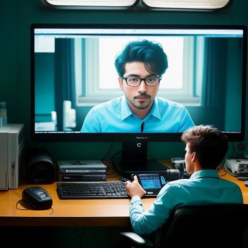 Local hackerman attacked by monitor