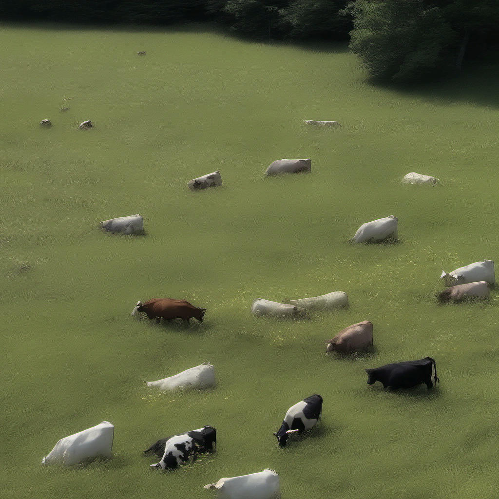 Utter destruction caused by hoofed 'miscreants'.