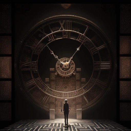 Person in maze