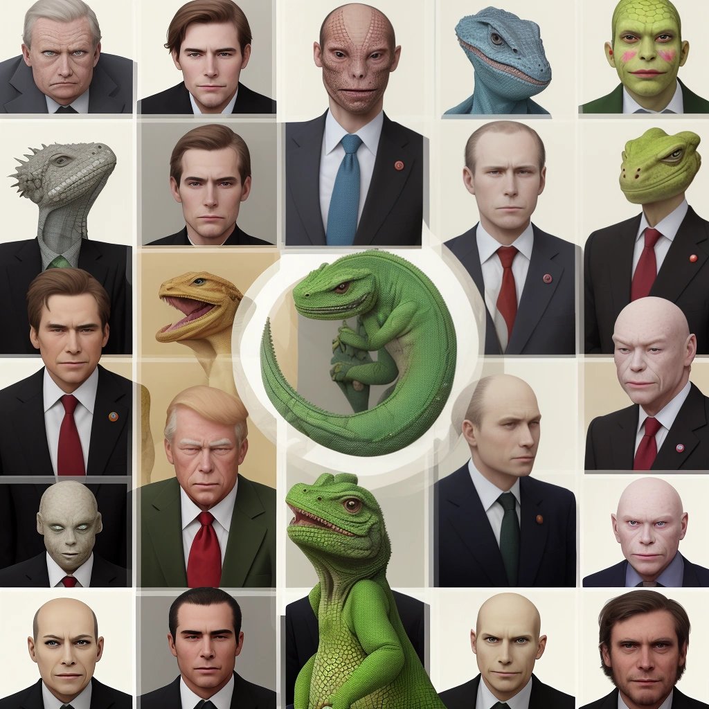 World Leaders as Lizards