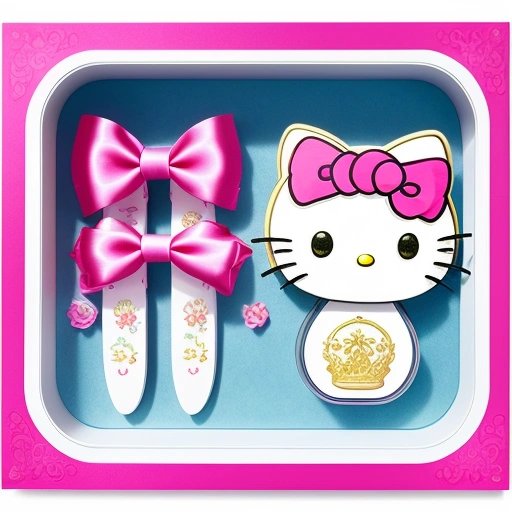 Hello Kitty's tongue scraper