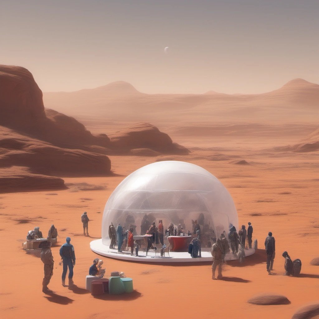 Networking event on Mars