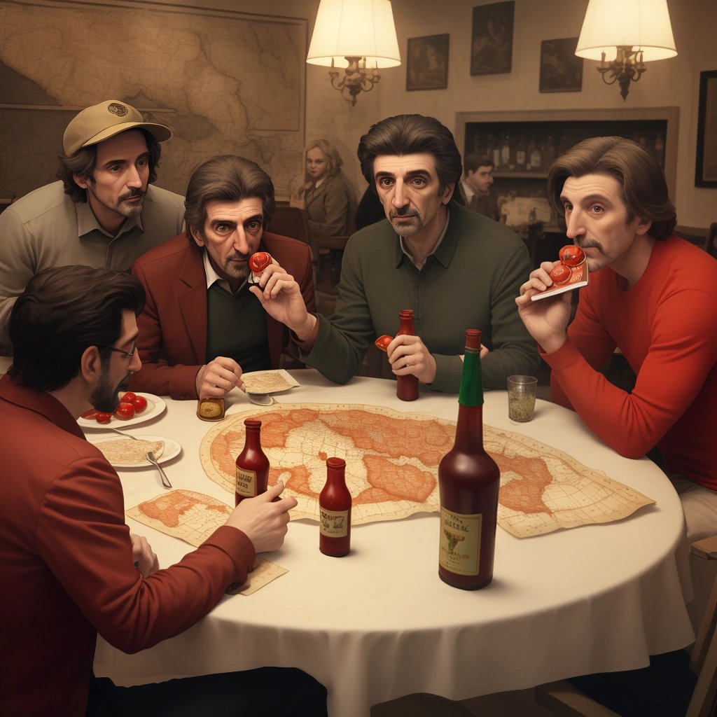 Secret tomato sauce negotiations