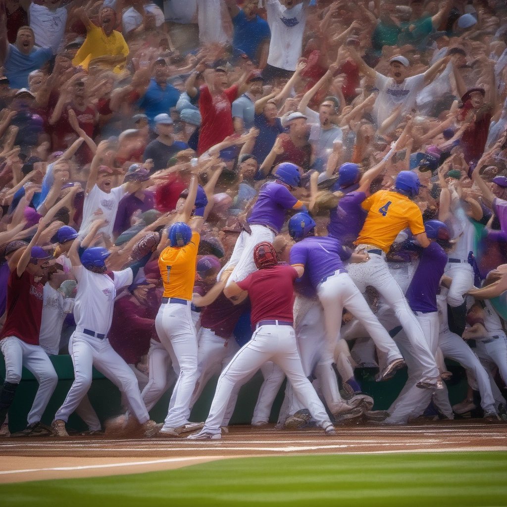 Multiple home runs in college baseball