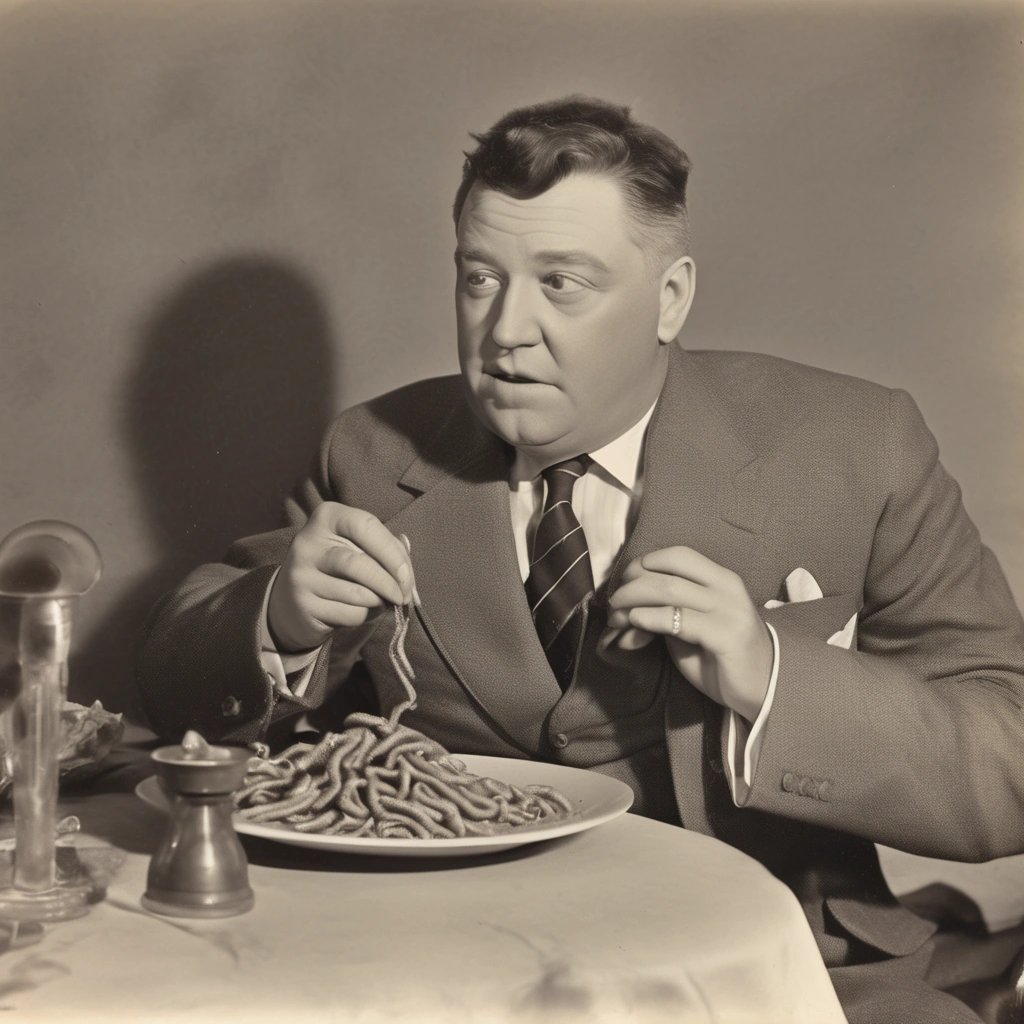 Frank Burns in interview explaining dietary choice
