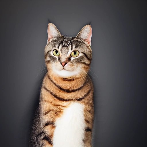 Cat staring at computer screen