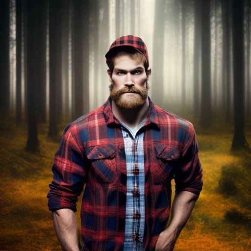 Chuck Timber, the pensive lumberjack