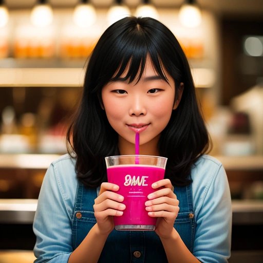 Customer reacting to the Grimace-Shake