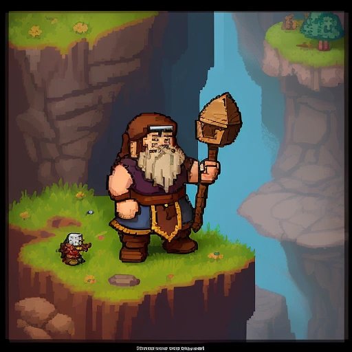 Adventurer with a legendary artifact in Dwarf Fortress