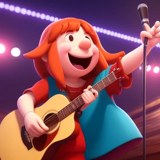 Groo on the karaoke stage