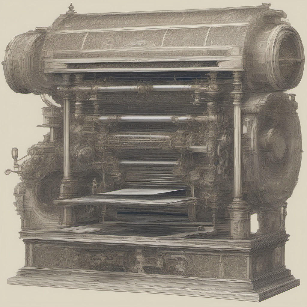 As the incantation 'Conjuro Machina' echoes, the Philosopher's Printer reveals its secrets.