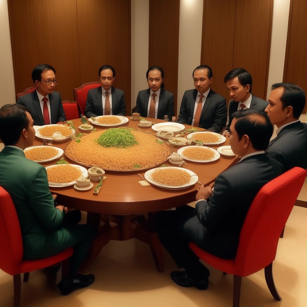 Mindonesian diplomats using nasi goreng as a bargaining chip