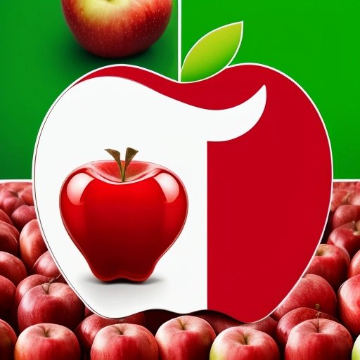 Apple logo vs. Swiss farmer's apple logo