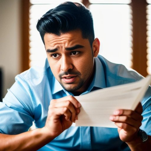 Man drowning in paperwork