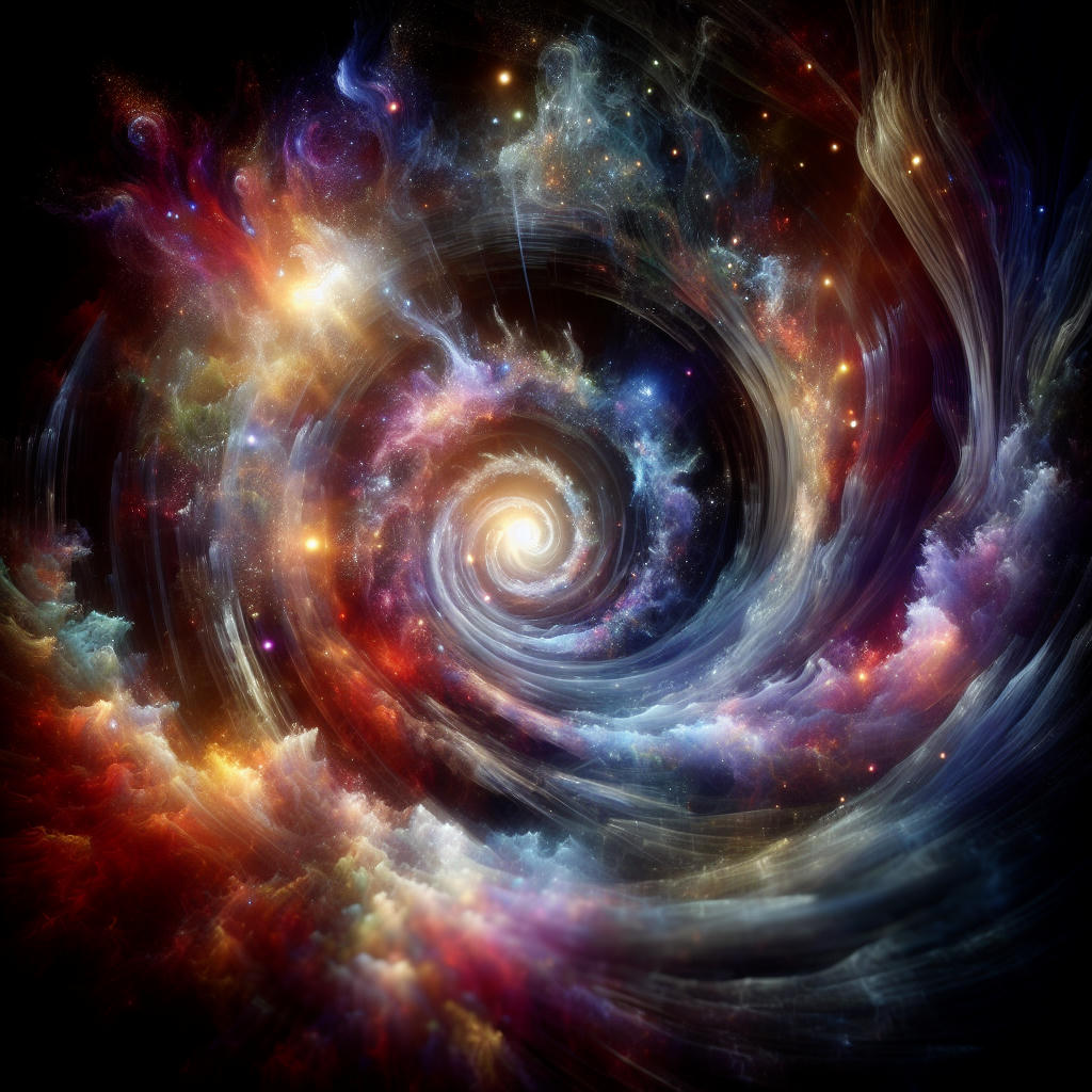 Swirling vortex of time