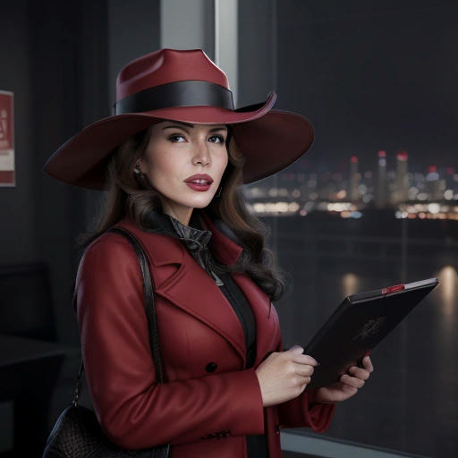 Carmen Sandiego's iconic, elusive persona