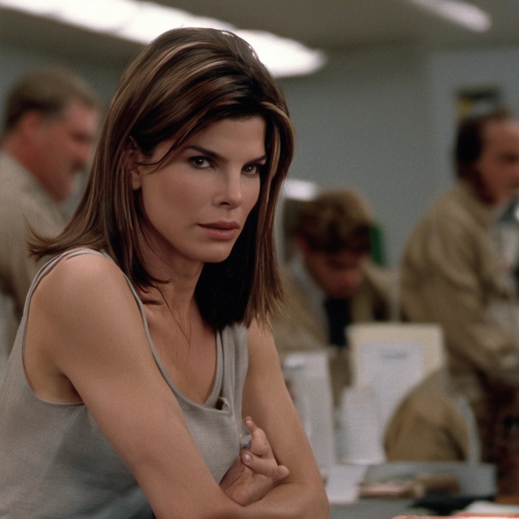 Sandra Bullock as Angela Bennett in 'The Net'