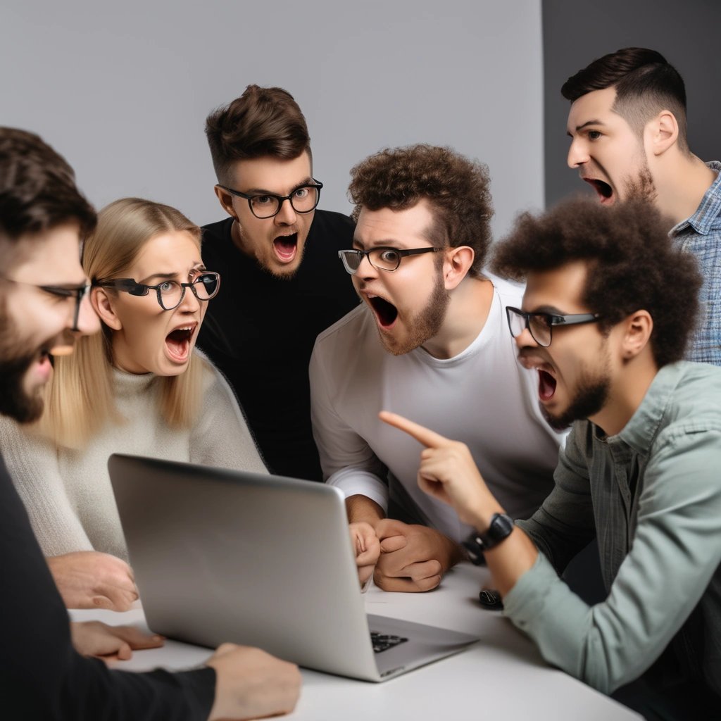 People debating the reasons behind the domain name change