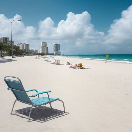 Hallandale Beach with no one around
