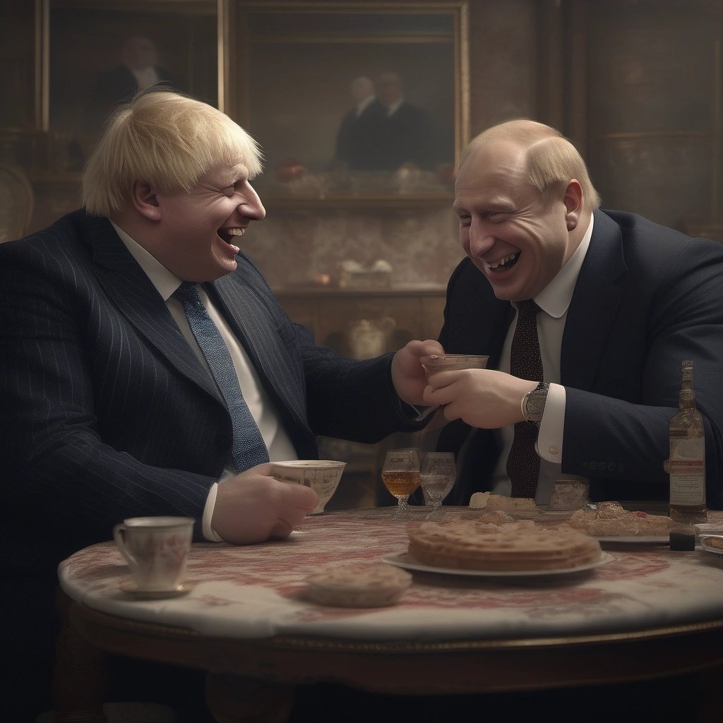 Boris and Putin bargaining