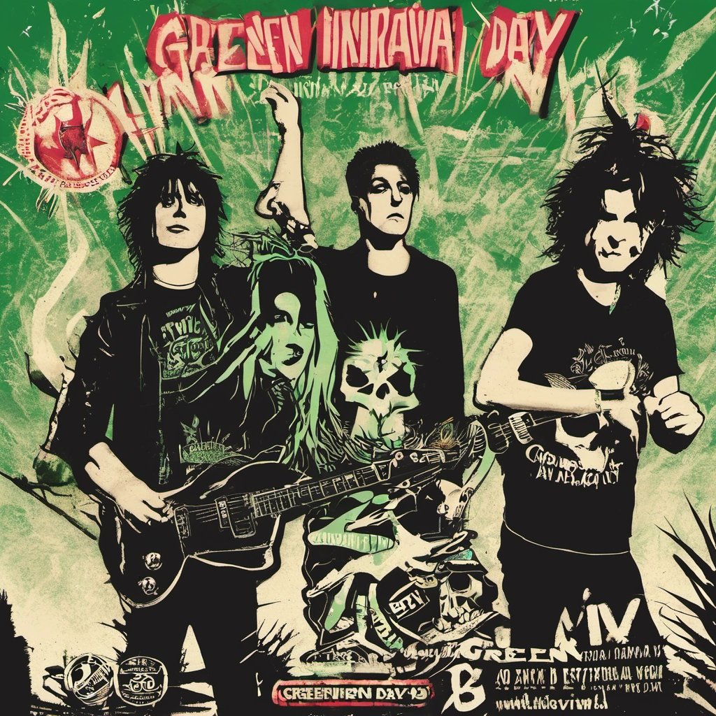 Greenirvana Day's concert poster