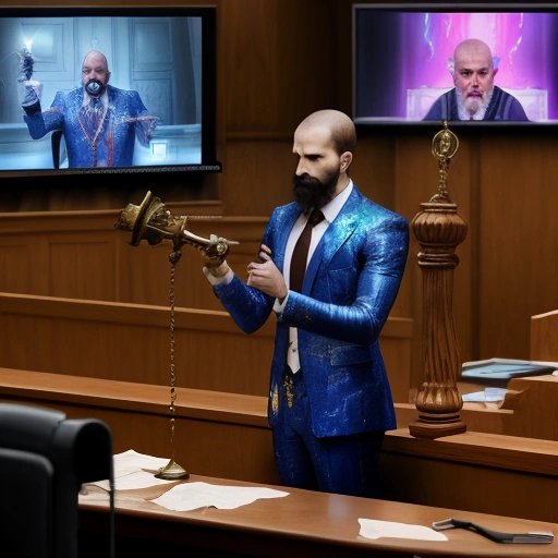 DiscoPope in the courtroom