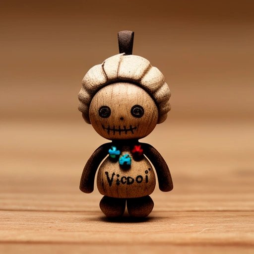 Voodoo doll with pins