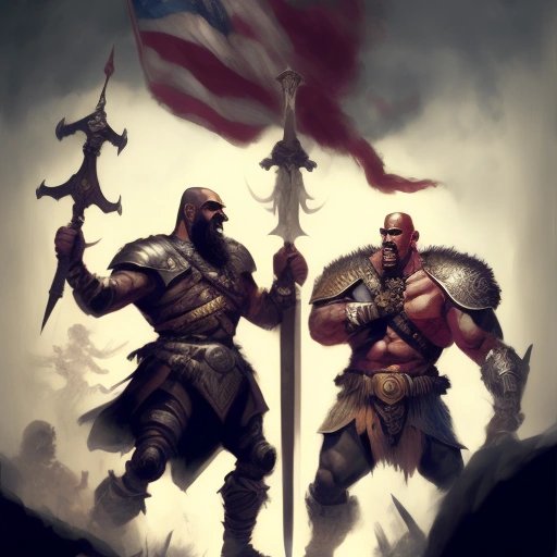 Grog and Obama in battle armor