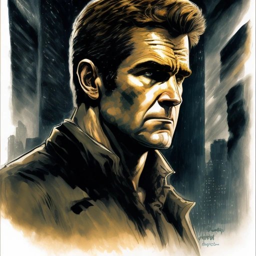 Jack Ryan surrounded by copies of Threat Level Midnight