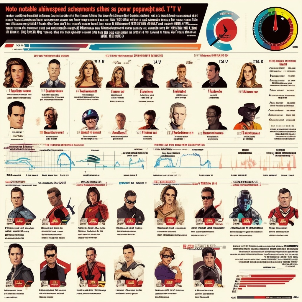 A side-by-side comparison chart of The Flash, Sonic, and Roadrunner's feats of speed.