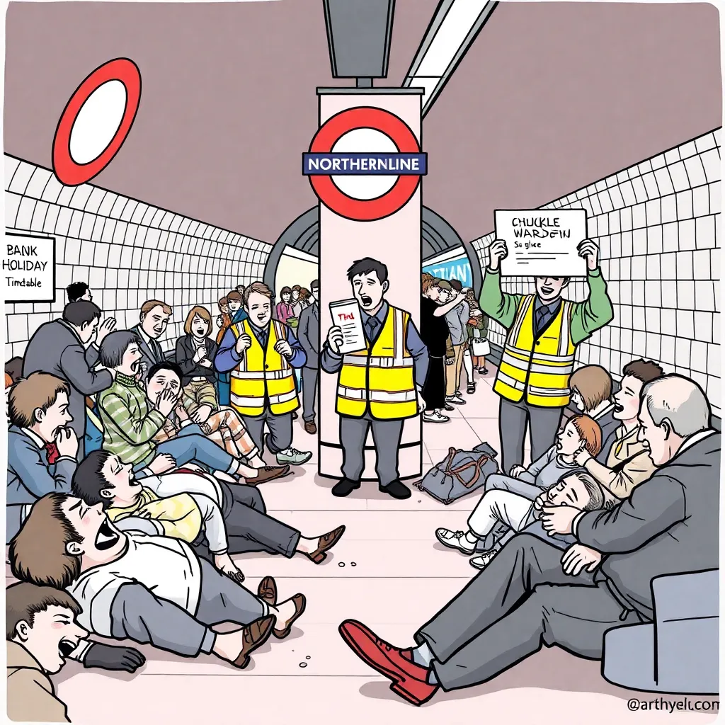 Northern Line becomes a “Giggle Shelter”