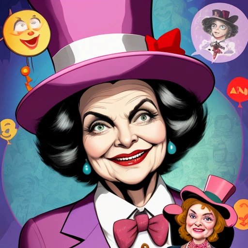 Ann Landers as Mad Hatter meme