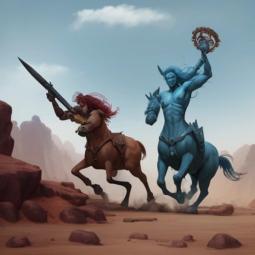 Centaurs fighting in Desolace