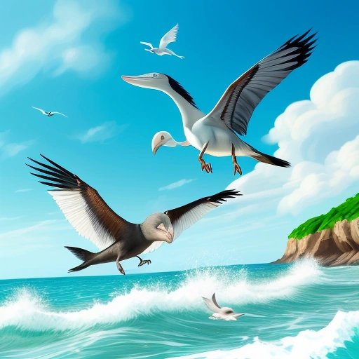 Ptero-gull illustration
