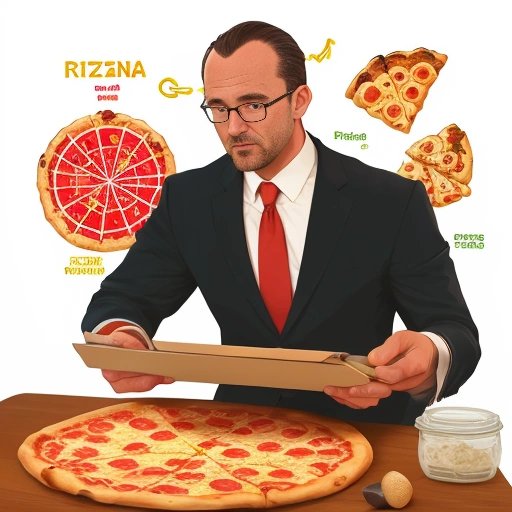 Andrew Thompson analyzing pizza charts