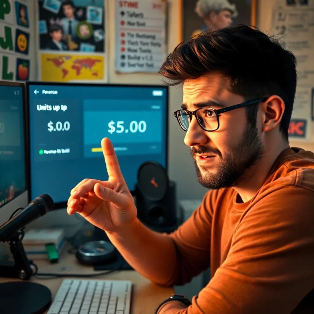 Indie developer refreshing a sales dashboard in dread