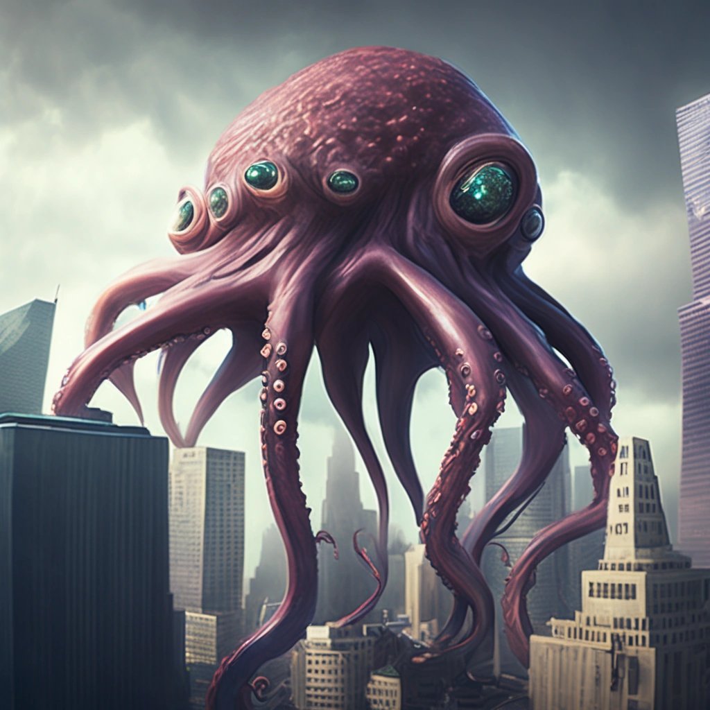 Giant Octopus Attack