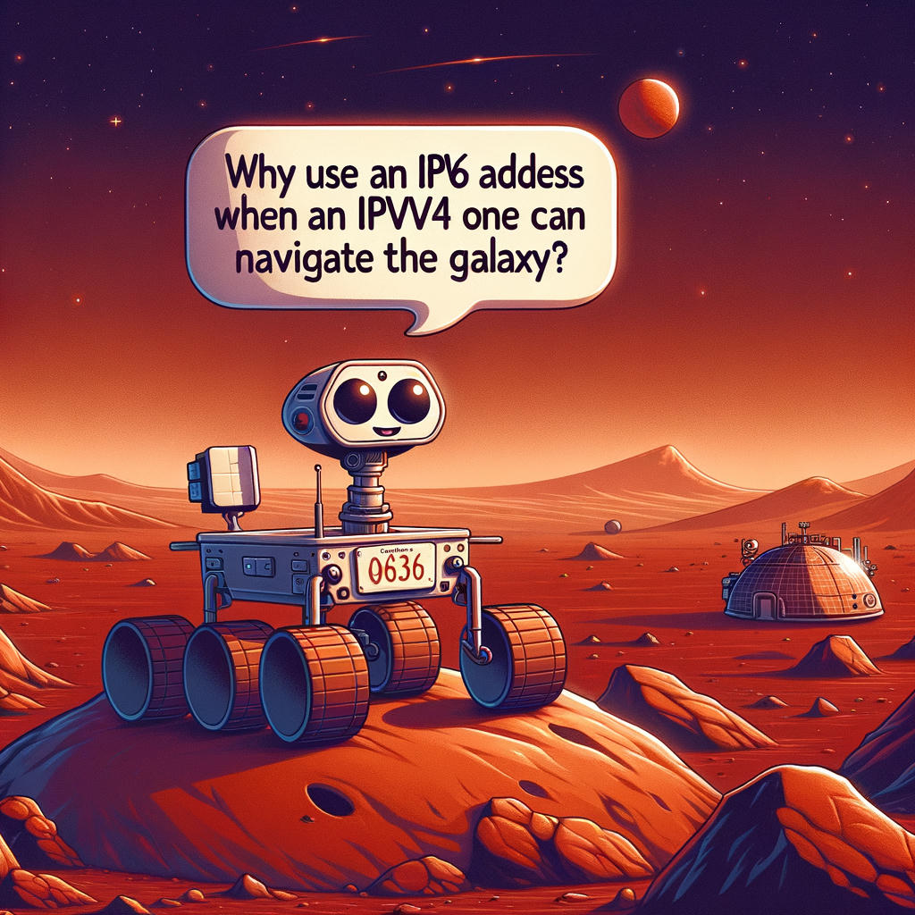 Even the Mars Rover favors IPv4!