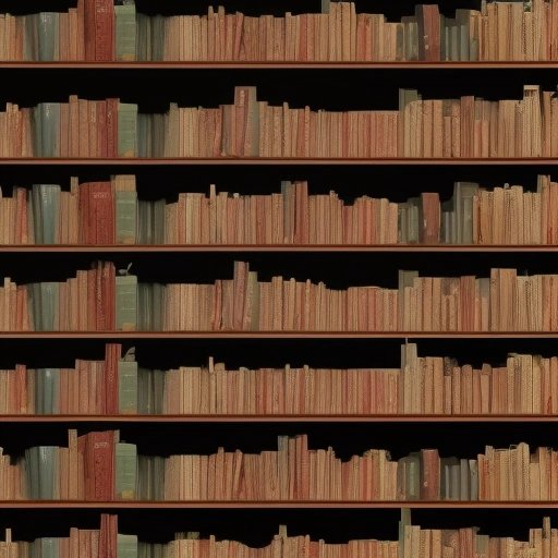 Karl Marx books in a library
