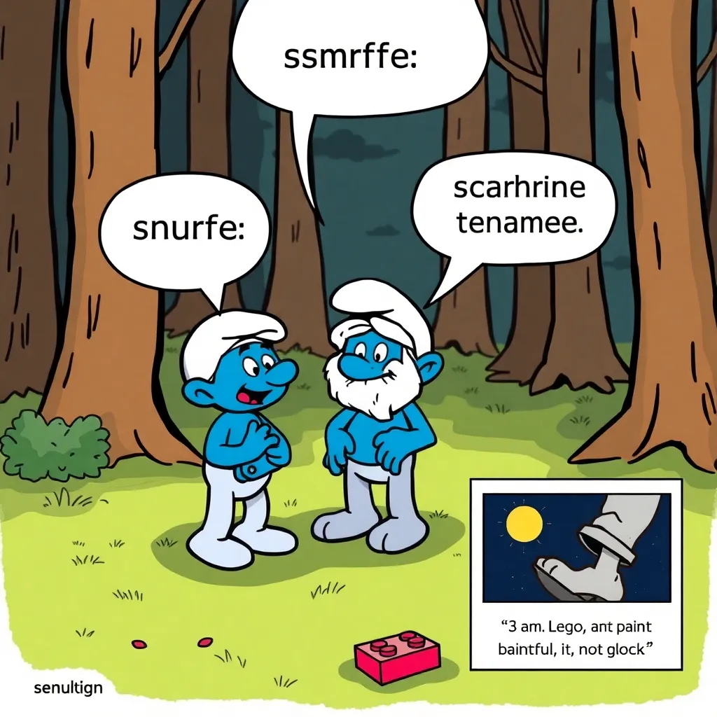 “Smurf” as an all-purpose placeholder word