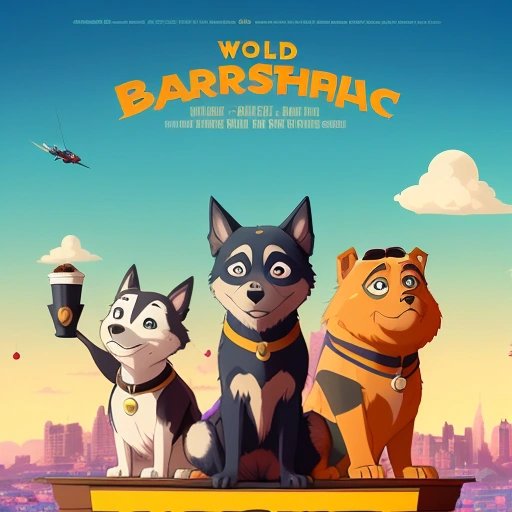 Canine Barista animated movie poster