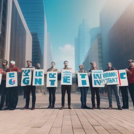 People demanding respect for AI technology