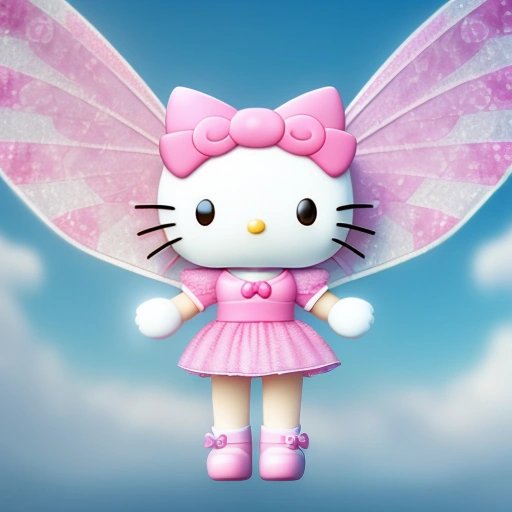 Hello Kitty as a tooth fairy