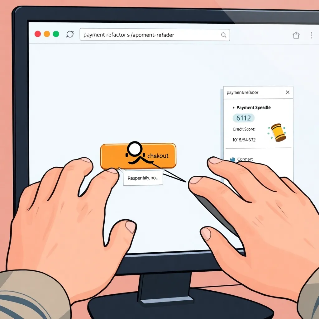 Sentient checkout button judging your credit score