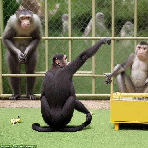 Monkeys learning discreet flatulence