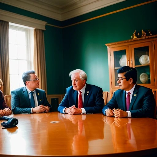 Leaders with Furbies