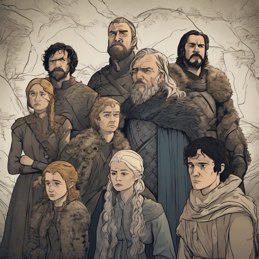 Perplexed Game of Thrones Characters