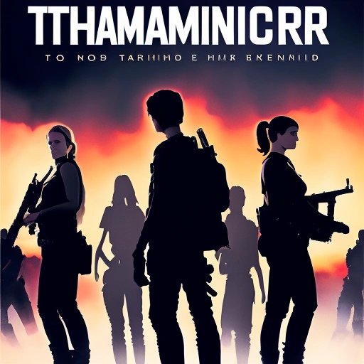 Group of readers fighting against Terminator AI